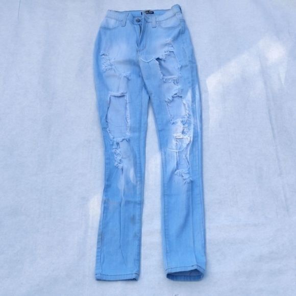 Fashion Nova Skinny Destroyed Jeans Fashion Nova Skinny Destroyed Jeans